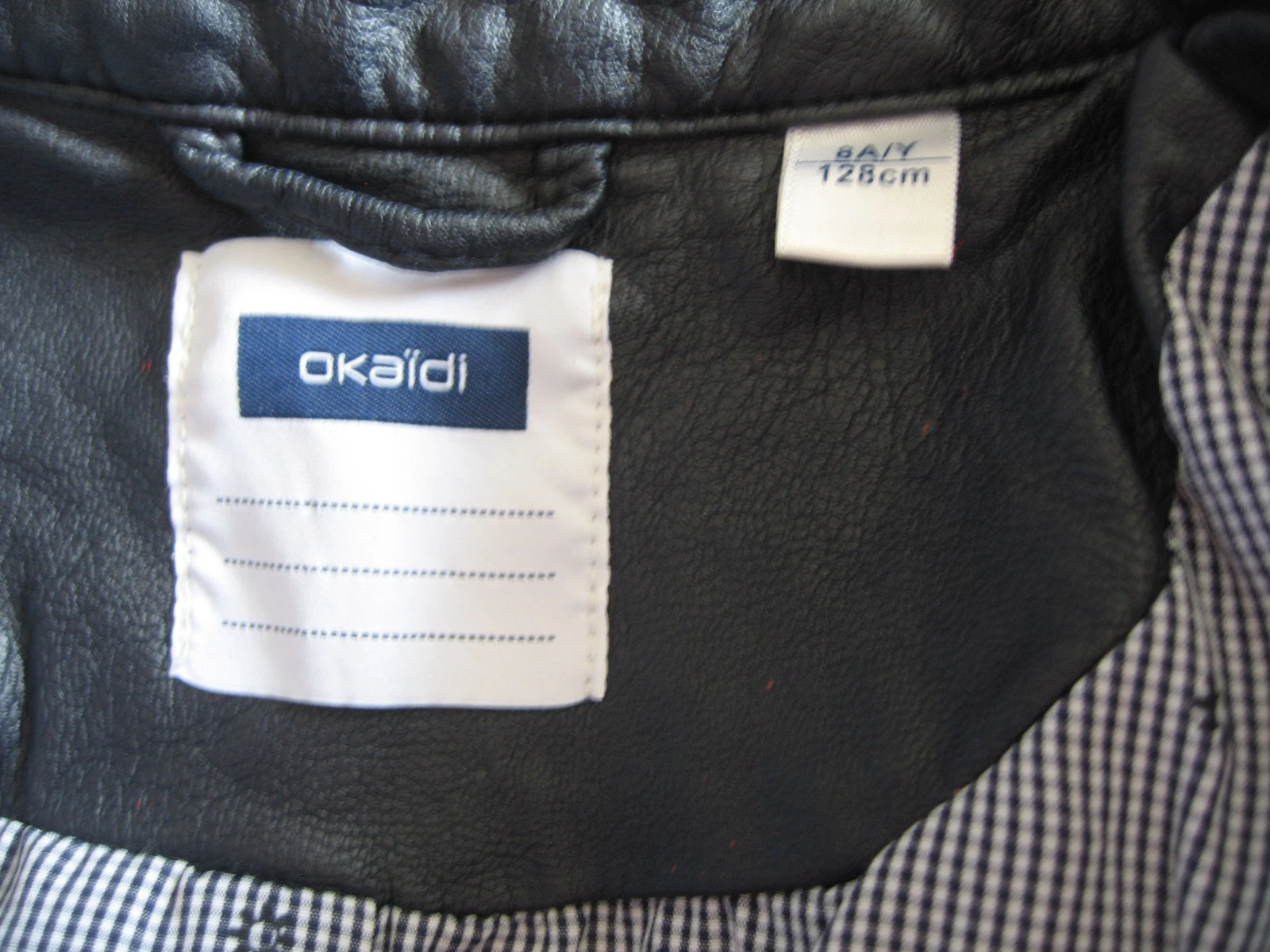 Perfecto / Okaïdi navy blue biker jacket - 8 years (128 cm) - VERY GOOD CONDITION – photo 3